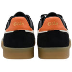 Gola Viper Mesh Trainer - Black/Off White/Moody Orange/Gum - Back View