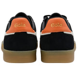 Gola Viper Mesh Trainer - Black/Off White/Moody Orange/Gum - Back View