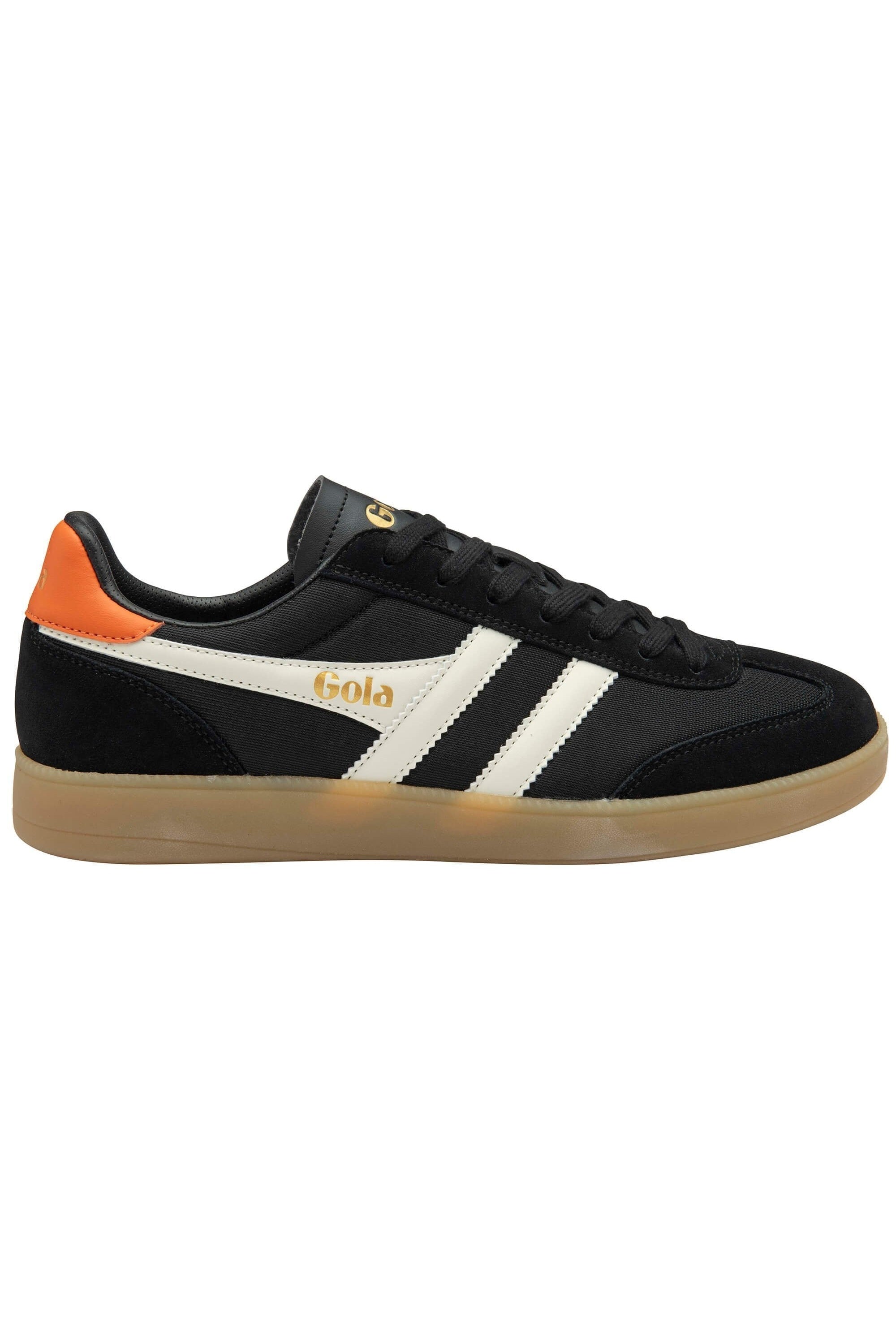 Gola Viper Mesh Trainer - Black/Off White/Moody Orange/Gum