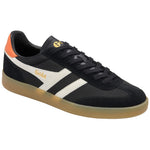 Gola Viper Mesh Trainer - Black/Off White/Moody Orange/Gum - Angled View