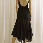 Vivienne Chiffon Godet Midi Dress - MTT Collective