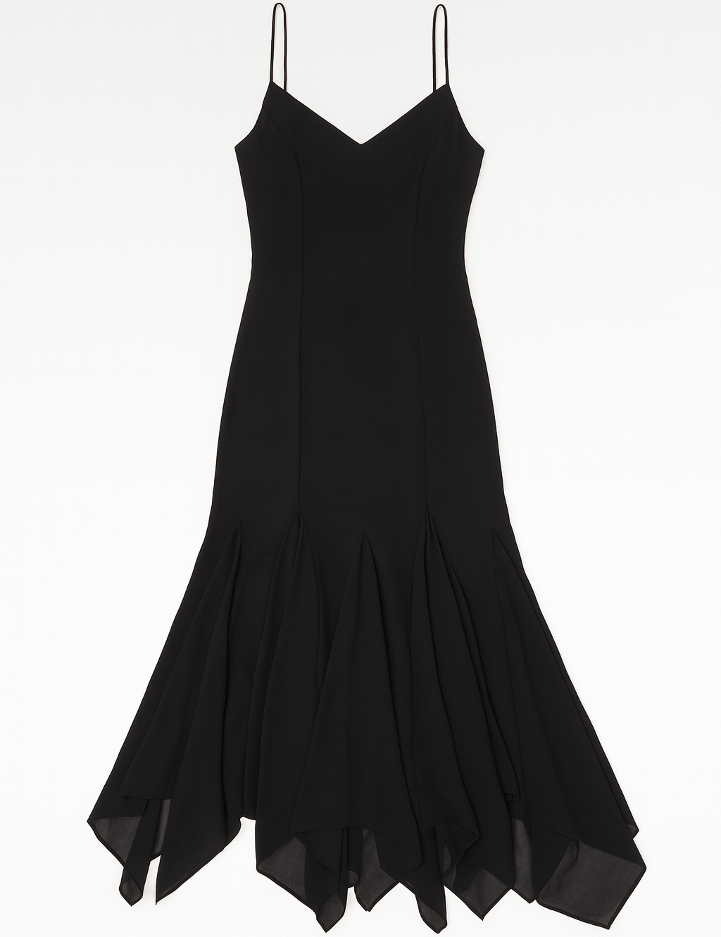 Vivienne Chiffon Godet Midi Dress - MTT Collective
