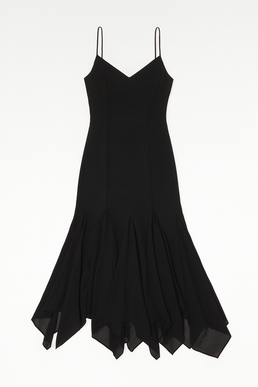 Vivienne Chiffon Godet Midi Dress - MTT Collective