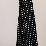 Vivienne Polka Dot Satin Midi Skirt - MTT Collective