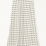 Vivienne Polka Dot Satin Midi Skirt - MTT Collective