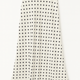 Vivienne Polka Dot Satin Midi Skirt - MTT Collective
