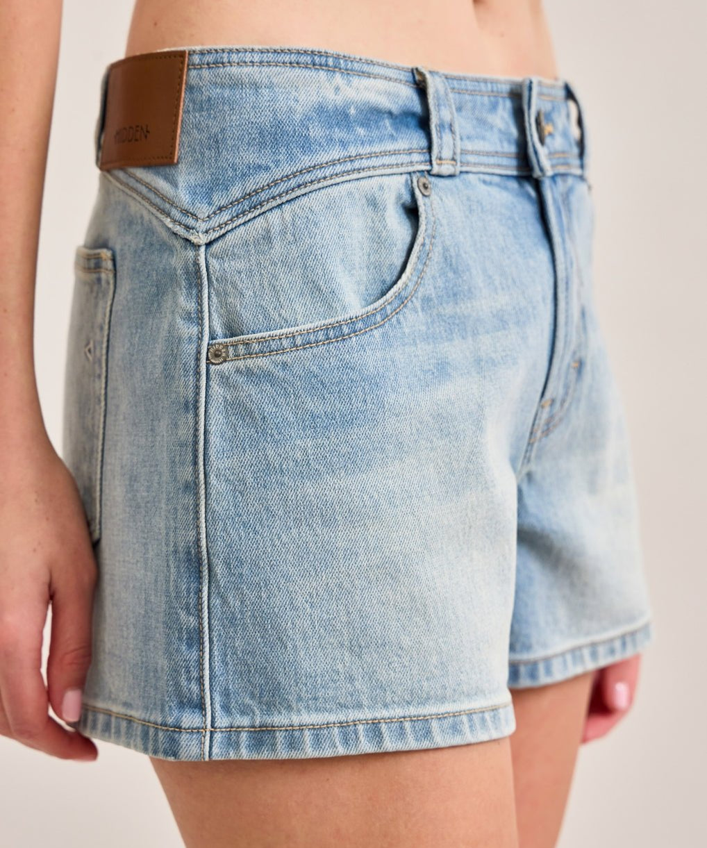 Waistband Detailed High Rise Shorts - MTT Collective