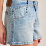Waistband Detailed High Rise Shorts - MTT Collective