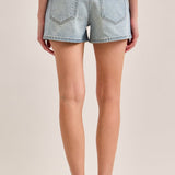 Waistband Detailed High Rise Shorts - MTT Collective