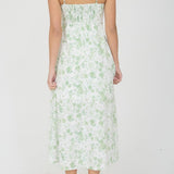 Watercolor Floral Midi Dress - MTT Collective