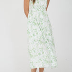 Watercolor Floral Midi Dress - MTT Collective