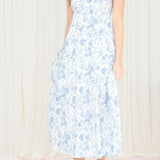 Watercolor Floral Midi Dress - MTT Collective
