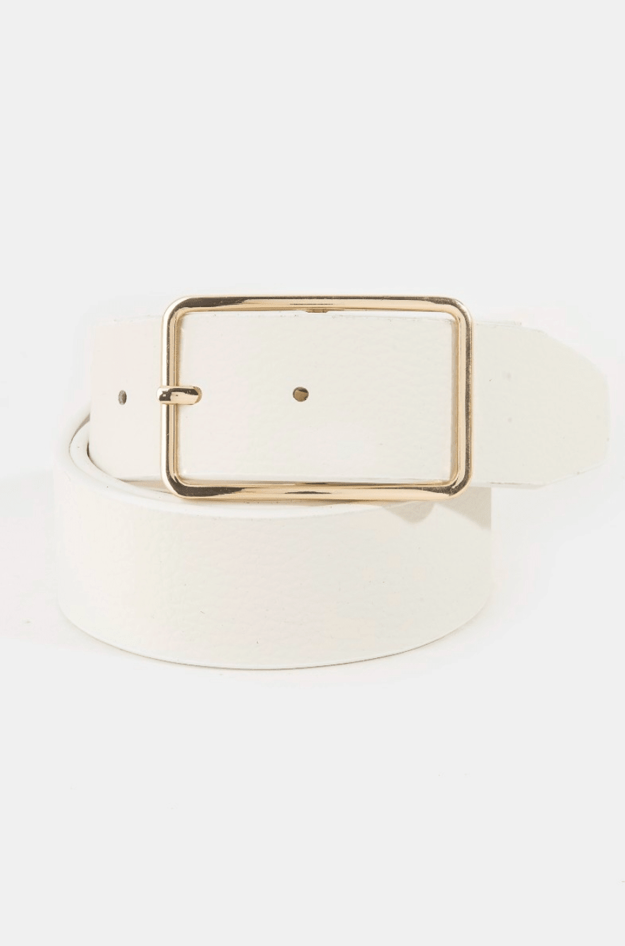 Waverly Rectangle Cutout Buckle Belt - MTT Collective