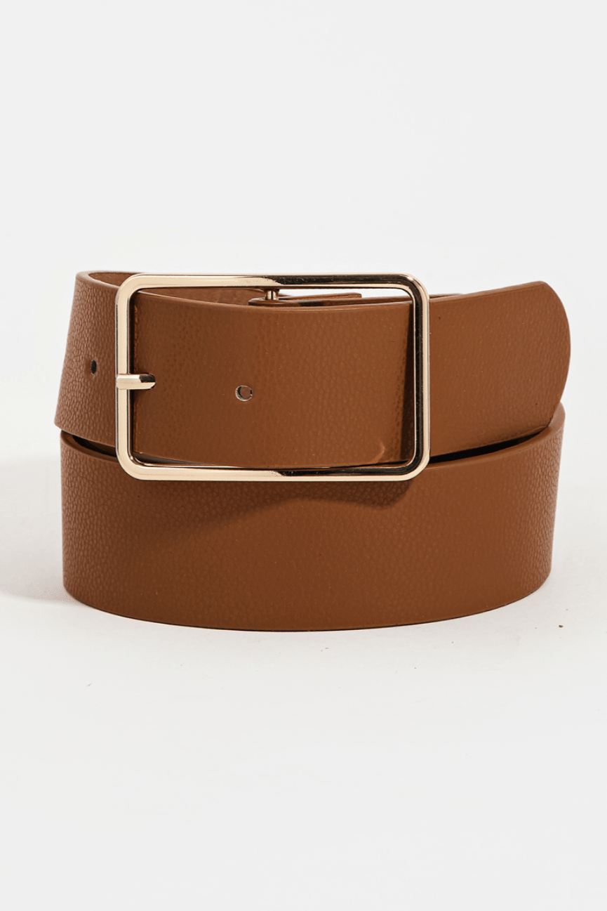 Waverly Rectangle Cutout Buckle Belt - MTT Collective