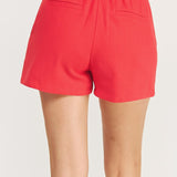 Wavy Contrast Color Block Shorts - MTT Collective