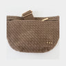 Suede Westlyn Woven Bum Bag - Suede Taupe