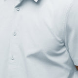 Crossover Button Up White