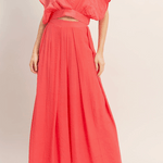 Wide Leg Flowy Pleated Pants - MTT Collective