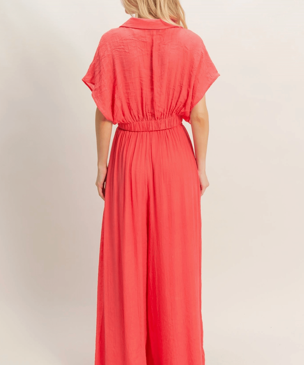 Wide Leg Flowy Pleated Pants - MTT Collective