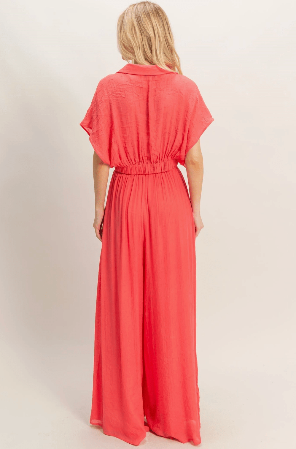 Wide Leg Flowy Pleated Pants - MTT Collective