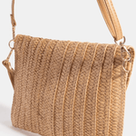 Willa Layered Paper Braided Envelope Clutch Bag - MTT Collective