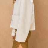 Wind Whispers Faux Fur Patch Pocket Jacket - MTT Collective