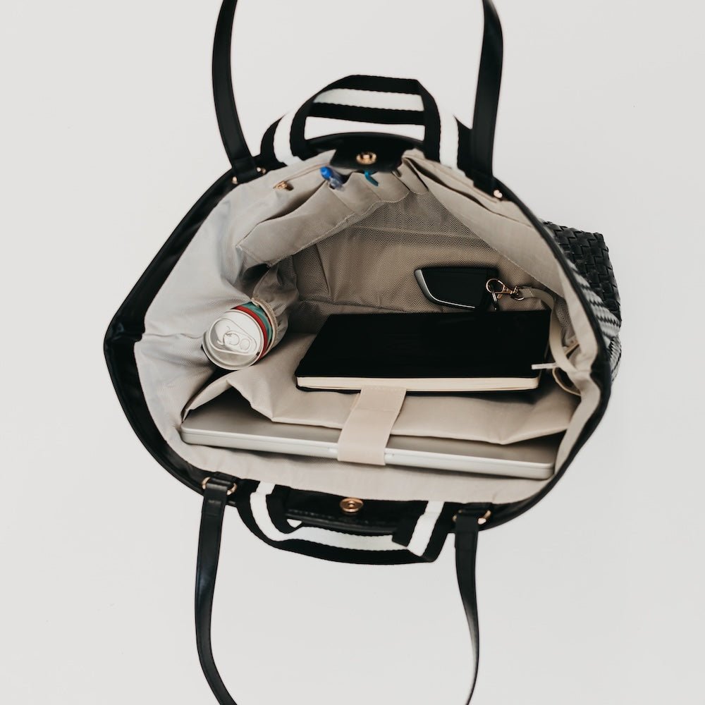 Woven Tiffany Organizer Tote Bag - MTT Collective