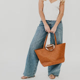 Woven Tiffany Organizer Tote Bag - MTT Collective