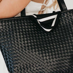 Woven Tiffany Organizer Tote Bag
