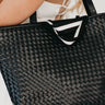Woven Tiffany Organizer Tote Bag