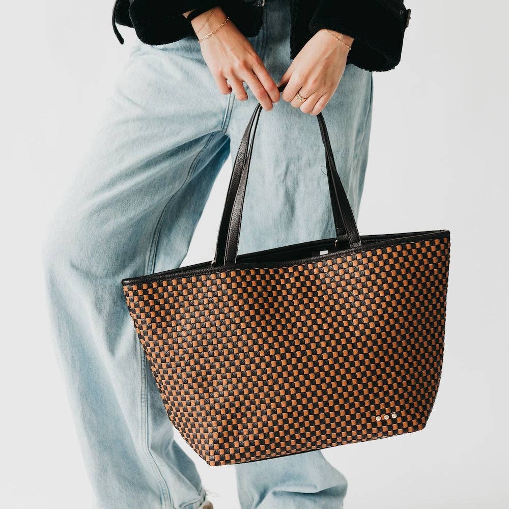 Woven Tiffany Organizer Tote Bag - MTT Collective
