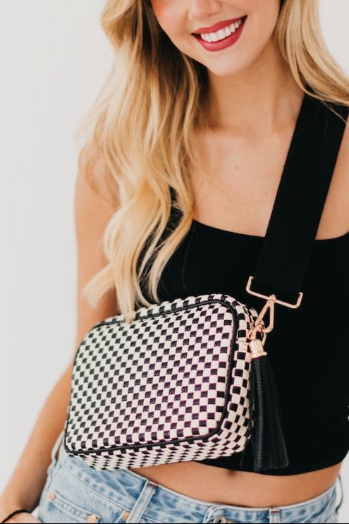 Woven Willow Camera Crossbody Bag - MTT Collective