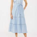Yvette Embroidered Midi Dress - MTT Collective