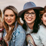 Zoe Brushed Hanging Hoop Earrings - MTT Collective