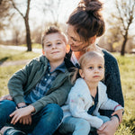 Zoe Brushed Hanging Hoop Earrings - MTT Collective