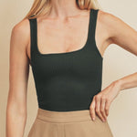 Fair And Square Knit Tank Top - MTT Collective