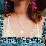 Indie Initial Necklace | Gold