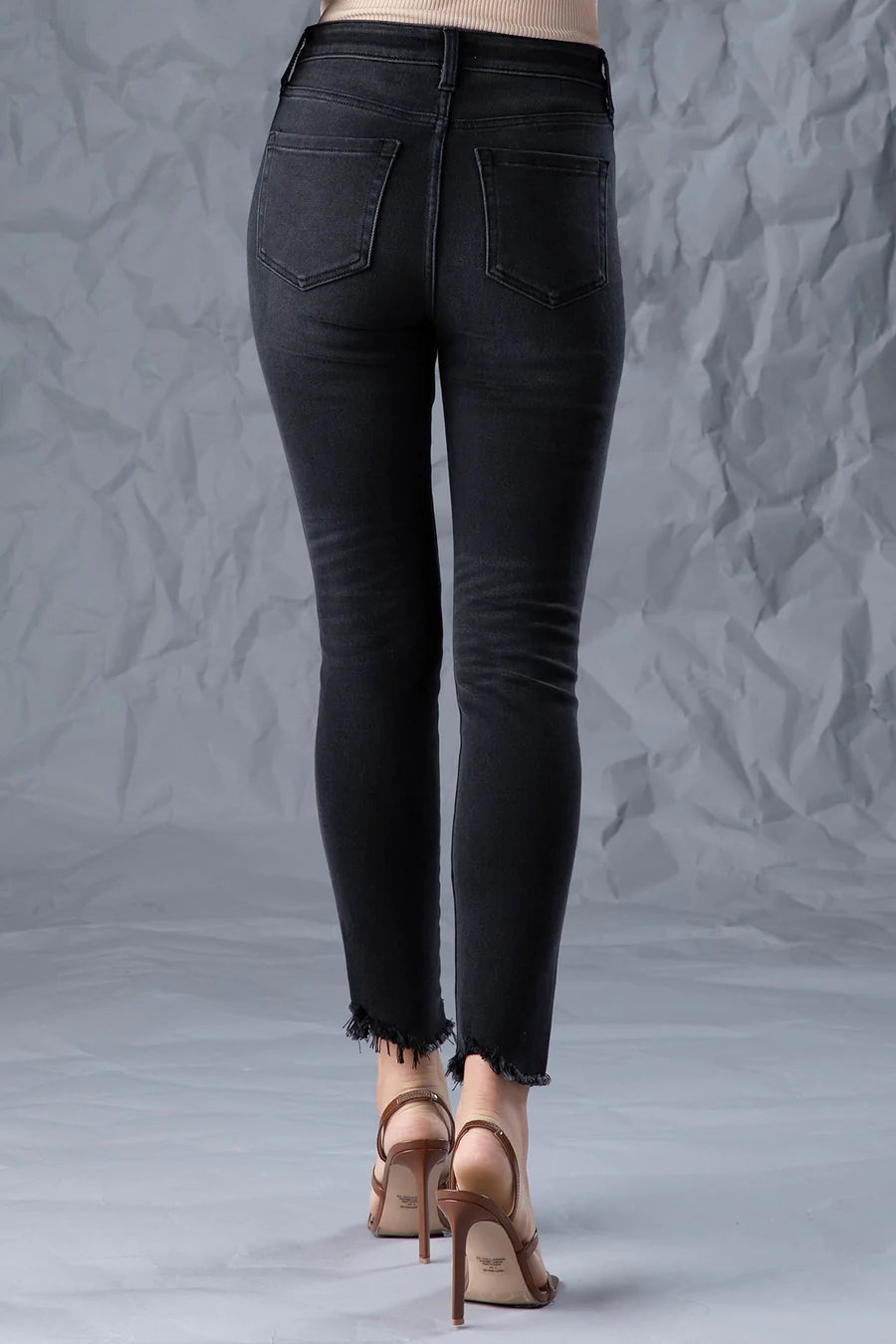 High Rise Ankle Skinny Jeans - MTT Collective