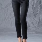 High Rise Ankle Skinny Jeans