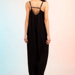Plus Size Pleated Wide Leg Jumpsuit - MTT Collective