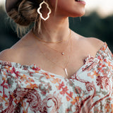 HANGING TRIANGLE NECKLACE | 14K GOLD-FILLED - MTT Collective
