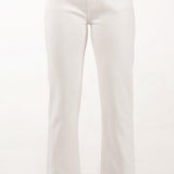 High Rise Crop Straight Leg Jeans