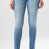 Mid Rise Skinny Jeans | Medium Blue