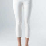 Mid Rise Skinny Jeans | White