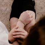 Scarlett Grace Beaded Bracelet Set | Gold - MTT Collective