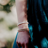 Scarlett Grace Beaded Bracelet Set | Rose Gold