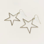 SMOOTH STAR EARRINGS | STERLING SILVER - MTT Collective
