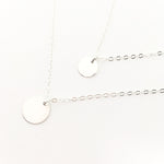 STERLING SILVER OPEN DISC NECKLACE | SIZE OPTIONS - MTT Collective