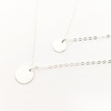 STERLING SILVER OPEN DISC NECKLACE | SIZE OPTIONS - MTT Collective