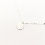 STERLING SILVER OPEN DISC NECKLACE | SIZE OPTIONS - MTT Collective